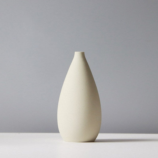 Handmade Matte Ceramic Vase | Morandi Modern Vase | Decorative Flower Vase Pot | Ceramic Pottery Pot | Minimal Vase | Table Decoration Morandi Vases DailyAlertDeals H  