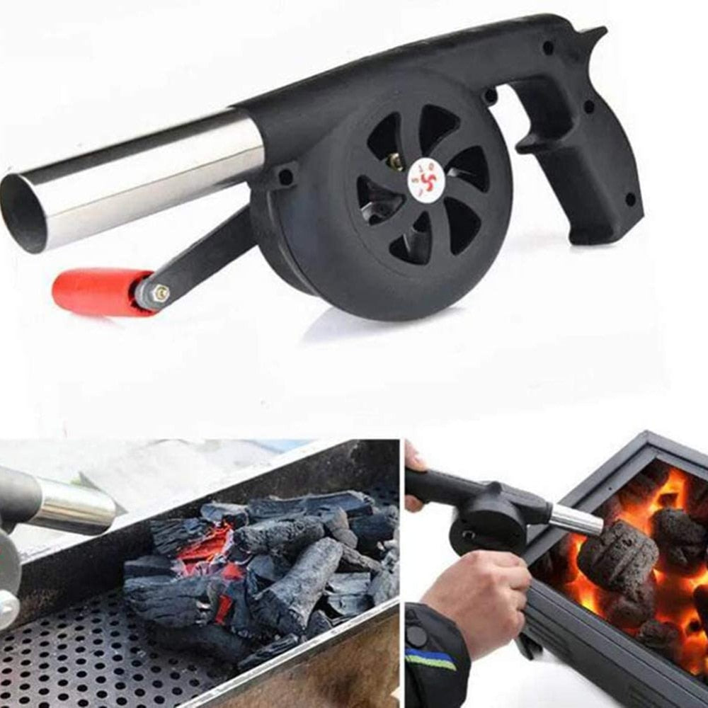 Hand Blower household hand portable barbecue blower Wood Stove Fans & Blowers outdoor barbecue accessories tools Wood Stove Fans & Blowers DailyAlertDeals   