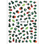 1Pcs Water Nail Decal and Sticker Flower Leaf Tree Green Simple Summer DIY Slider for Manicure Nail Art Watermark Manicure Decor 0 DailyAlertDeals HB931  