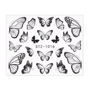 1Pcs Water Nail Decal and Sticker Flower Leaf Tree Green Simple Summer DIY Slider for Manicure Nail Art Watermark Manicure Decor 0 DailyAlertDeals TA611  