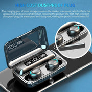TWS Bluetooth Earphones 2200mAh Charging Box Wireless Headphone Fone Stereo Wireless Headset with Mic Sports Waterproof Earbuds headphones DailyAlertDeals   