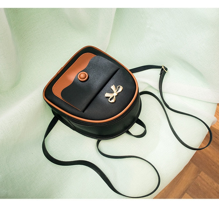 Fashion New Korean Style Mini Backpack Small Backless Bag Multi-Functional Girl Small Backpack 0 DailyAlertDeals   