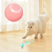 Electric Cat Ball Toys Automatic Rolling Smart Cat Toys for Cats Training Self-moving Kitten Toys for Indoor Interactive Playing Smart Cat Toys DailyAlertDeals   