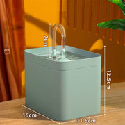 Cat Water Fountain Auto Filter USB Electric Mute Cat Drinker Bowl 1.5L Recirculate Filtring Drinker for Cats Pet Water Dispenser 0 DailyAlertDeals Blue USB China