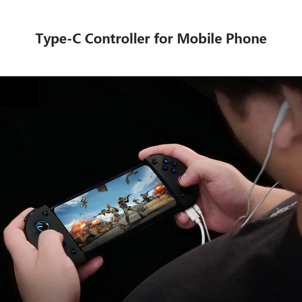 Portable Type C Game Controller Telescopic Phone Holder Gamepad Extendable Joystick for 6.68 inch Android Mobile Phone for PUBG 0 DailyAlertDeals   