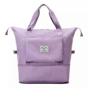 Folding Travel Bags Waterproof Tote Travel Luggage Bags for Women 2022 Large Capacity Multifunctional Travel Duffle Bags Handbag 0 DailyAlertDeals purple  