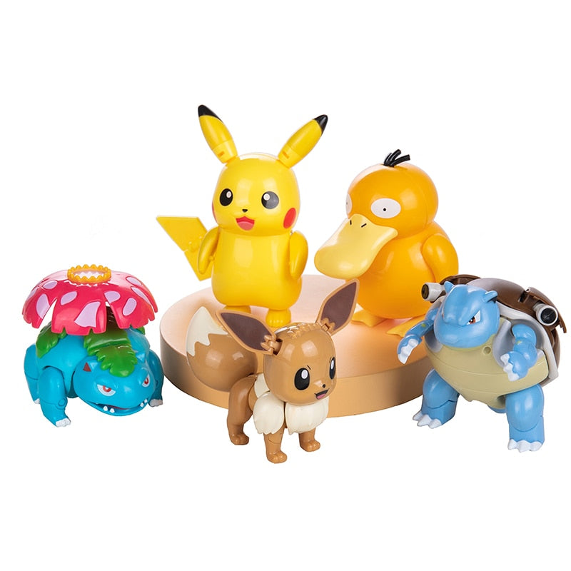 Pokemon Ball Figures  Pokeball Genuine Original Box or Without Box Deformation Toy Pikachu Charizard Pocket Monster Model Gift Pokemon Action Figures DailyAlertDeals   