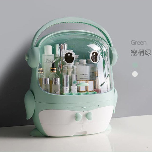 Fashion Big Capacity Cosmetic Storage Box Waterproof Dustproof Bathroom Desktop Beauty Makeup Organizer Skin Care Storage Drawer 0 DailyAlertDeals 49  