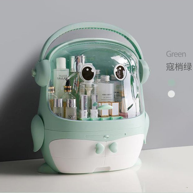 Fashion Big Capacity Cosmetic Storage Box Waterproof Dustproof Bathroom Desktop Beauty Makeup Organizer Skin Care Storage Drawer 0 DailyAlertDeals 49  