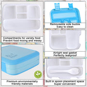 Portable Lunch Box Microwave LunchBox Sealed Salad Box Outdoor Camping Bento Box Tableware Picnic Food Storage Container For Kid Lunch box for kids DailyAlertDeals   