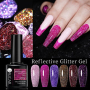 UR SUGAR Sparkling Gel Nail Polish Reflective Glitter Nail Gel Semi Permanent Nail Art Varnish For Manicures Need Base Top Coat 0 DailyAlertDeals   