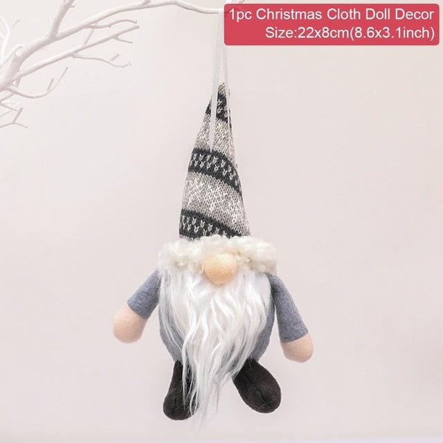 Christmas Doll Ornaments Merry Christmas Decorations For Home Table Decor Xmas Gift 2022 Navidad Happy New Year Decor 2023 Noel Christmas elf doll DailyAlertDeals Xmas doll 24 China 