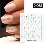 Harunouta Valentine Water Nail Stickers Heart Love Design Self-Adhesive Slider Decals Letters For Nail Art Decorations Manicure 0 DailyAlertDeals X068  