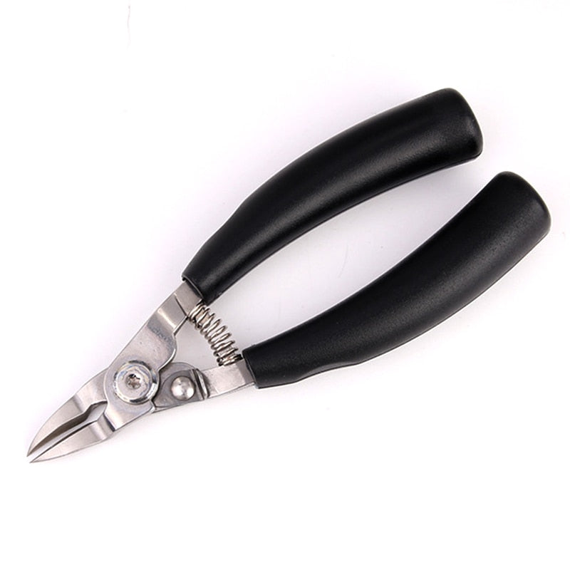 Toe Nail Clippers Nail Correction Thick Nail Ingrown Toenails Nippers Dead Skin Nail Art Pedicure Care Plier Cutter Scissor Tool Nail Clippers DailyAlertDeals Black  