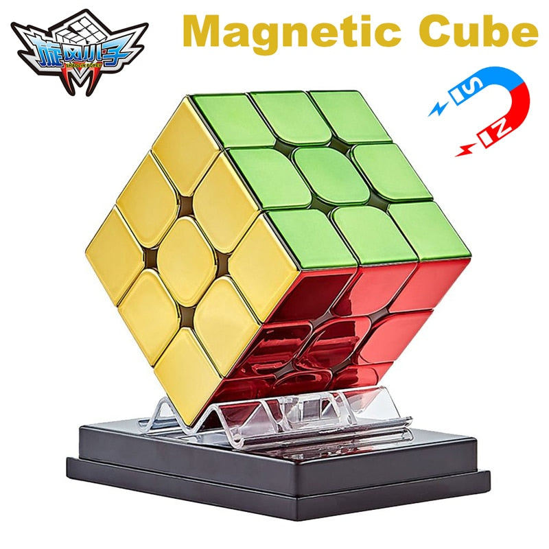 Cyclone Boys Plating 3x3x3 2x2 Magnetic Magic Cube 3x3 Professional Speed Puzzle 3×3 2×2 Children&#39;s Fidget Toy 3×3×3 Magnet Cubo 0 DailyAlertDeals   