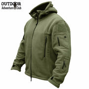 Tactical Jacket Combat Jacket Military Fleece Outdoor Sports Hiking Polar Jacket 0 DailyAlertDeals green S 