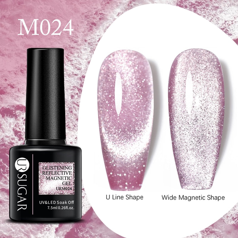 UR SUGAR Sparkling Gel Nail Polish Reflective Glitter Nail Gel Semi Permanent Nail Art Varnish For Manicures Need Base Top Coat 0 DailyAlertDeals