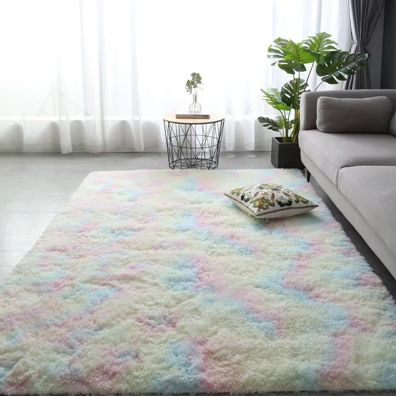 Plush living room Carpets Plush Rugs for bedroom Floor Soft Coozy Fluffy Carpets Carpets & Rugs DailyAlertDeals Buff 1400mm x 2000mm 