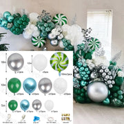 Christmas Balloon Arch Green Gold Red Box Candy Balloons Garland Cone Explosion Star Foil Balloons New Year Christma Party Decor Christmas Balloons DailyAlertDeals Y 145pcs Christmas Other 