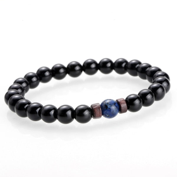 Men Bracelet Natural Moonstone Bead Tibetan Buddha Bracelet chakra Lava Stone Diffuser Bracelets Men Jewelry gift 0 DailyAlertDeals D  