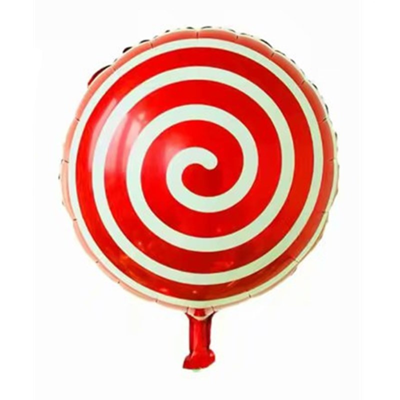 1pc Jumbo Gingerbread Man Foil Balloons Christmas Balloon Xmas Helium Foil Balloon Christmas Party Supplies New Year Decoration Balloons DailyAlertDeals Lollipop red As pitures show 