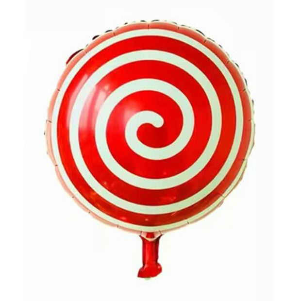 1pc Jumbo Gingerbread Man Foil Balloons Christmas Balloon Xmas Helium Foil Balloon Christmas Party Supplies New Year Decoration 0 DailyAlertDeals Lollipop red As pitures show 