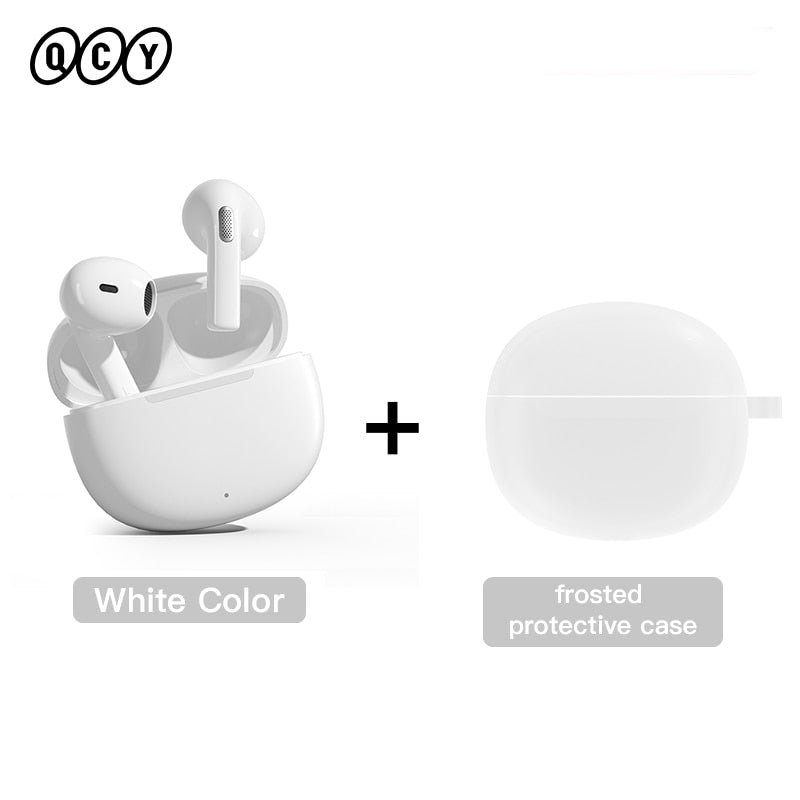 TWS Wireless Earphones Bluetooth 5.3 Earbuds 68ms Low Latency 13mm Driver HIFI Headphones 4 Mics+ENC HD Call Headsets TWS Wireless Earphones DailyAlertDeals T20 White Type 1 China 