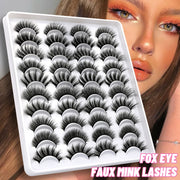 GROINNEYA lashes 5/10/20 pairs 3D Faux Mink Lashes Natural False Eyelashes Dramatic Volume Lashes Eyelash Extension Makeup 0 DailyAlertDeals   
