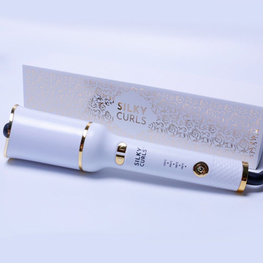 Auto Rotating Ceramic Hair Curler Automatic Curling Iron Styling Tool Hair Iron Curling Wand Air Spin and Curl Curler Hair Waver  DailyAlertDeals China white with box US