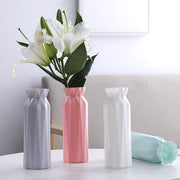 Nordic Style Flower Vase Living Room Decoration Ornaments Modern Origami Plastic Vases Pot for Flower Arrangements Home Decor ornaments DailyAlertDeals   