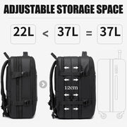 Travel Backpack Men Business Aesthetic Backpack School Expandable USB Bag Large Capacity 17.3 Laptop Waterproof Fashion Backpack 0 DailyAlertDeals   
