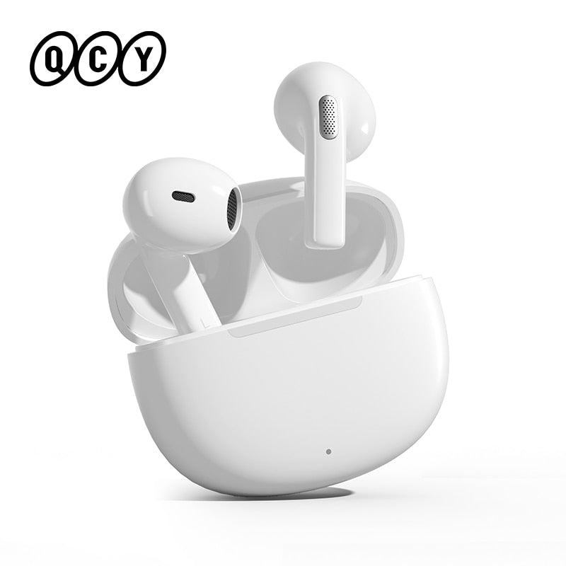 TWS Wireless Earphones Bluetooth 5.3 Earbuds 68ms Low Latency 13mm Driver HIFI Headphones 4 Mics+ENC HD Call Headsets TWS Wireless Earphones DailyAlertDeals T20 White China 