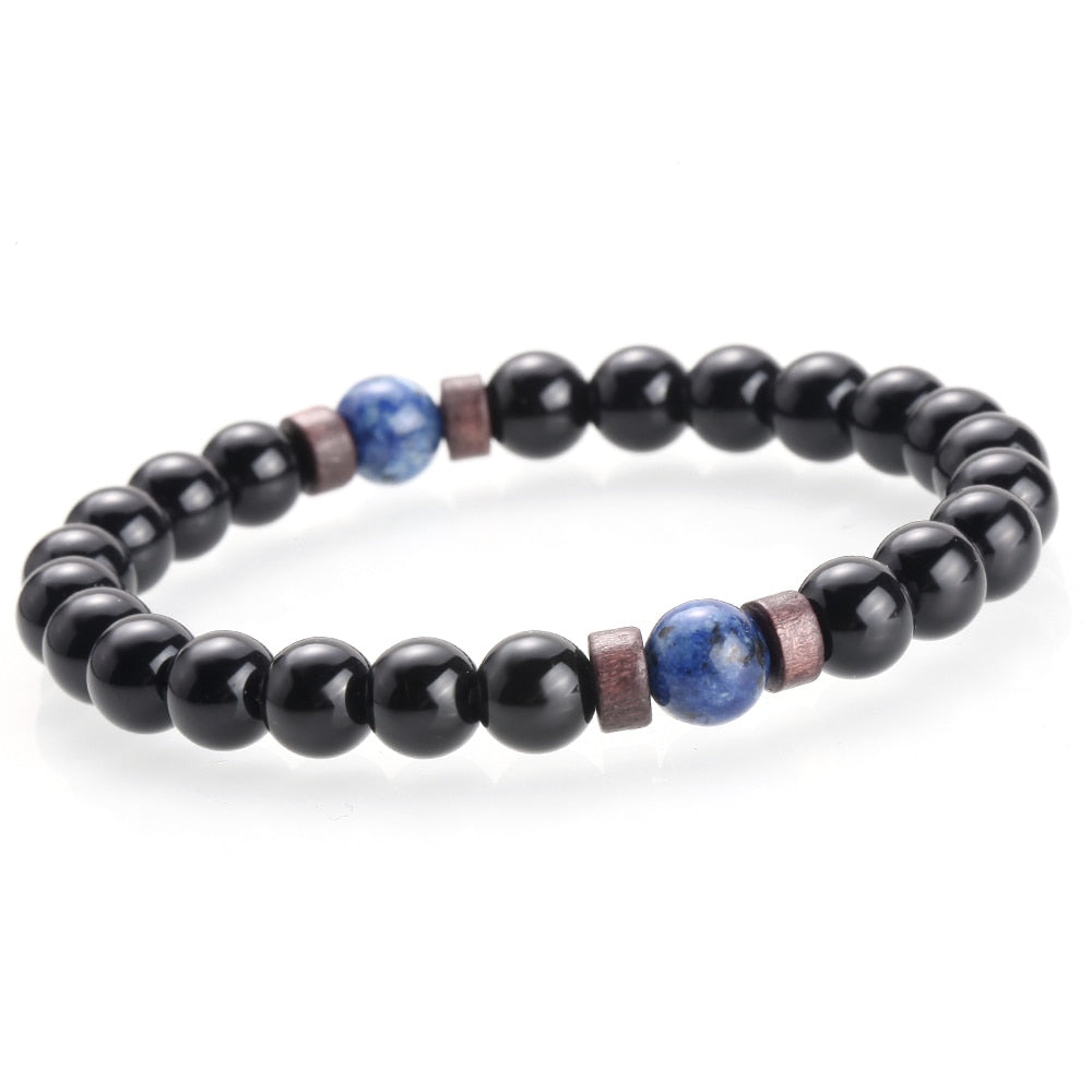 Men Bracelet Natural Moonstone Bead Tibetan Buddha Bracelet chakra Lava Stone Diffuser Bracelets Men Jewelry gift 0 DailyAlertDeals   