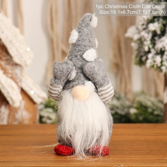 Christmas Doll Ornaments Merry Christmas Decorations For Home Table Decor Xmas Gift 2022 Navidad Happy New Year Decor 2023 Noel Christmas elf doll DailyAlertDeals Xmas doll 22 China 