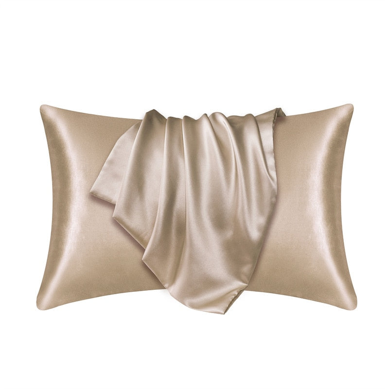 100% Natural Mulberry Silk Pillow Case Real Silk Protect Hair Skin Pillowcase Any Size Customized Bedding Pillow Cases Cover Pillowcases & Shams DailyAlertDeals champagne 51x66cm 1pc 