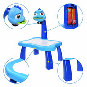 Kids Led Projector Drawing Table Toy Set Art Painting Board Table Light Toy Educational Learning Paint Tools Toys for Children Kids Led Projector Drawing Table DailyAlertDeals   