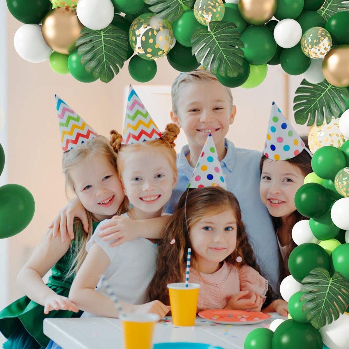 Green Balloon Garland Arch Kit Jungle Safari Party Baloon Wild One Birthday Party Decor Kids Baby Shower Latex Ballon Chain 0 DailyAlertDeals   
