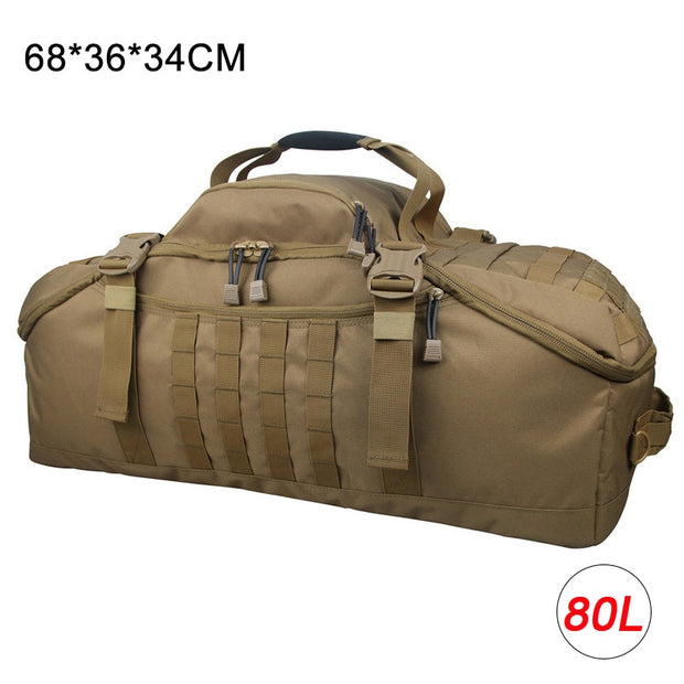 40L 60L 80L Men Army Sport Gym Bag Military Tactical Waterproof Backpack Molle Camping Backpacks Sports Travel Bags 0 DailyAlertDeals 80L Brown China 