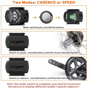 Magene S3+ Speed Cadence Sensor ANT Bluetooth Computer Speedmeter Dual Sensor Bike Accessories Compatible with WahooOnelap Zwift 0 DailyAlertDeals   