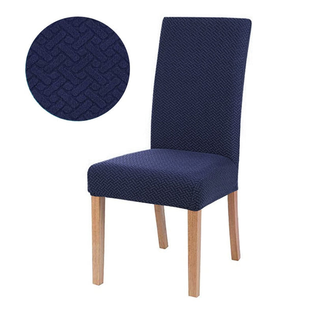 1/2/4/6 Pieces jacquard fabric Chair Cover Universal Size Most Cheap Chair Covers Seat Slipcovers For Dining Room Home Decor high chair covers DailyAlertDeals 3786-12 China 1 Piece