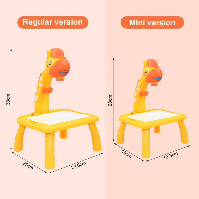 Kids Led Projector Drawing Table Toy Set Art Painting Board Table Light Toy Educational Learning Paint Tools Toys for Children Kids Led Projector Drawing Table DailyAlertDeals   