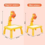 Kids Led Projector Drawing Table Toy Set Art Painting Board Table Light Toy Educational Learning Paint Tools Toys for Children Kids Led Projector Drawing Table DailyAlertDeals   