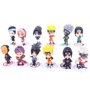 6 Pcs/Lot NARUTO Sasuke Gaara Uchiha Madara Figure 7-8cm 2 Style Personality Base Mini Figurines Action & Toy Figures DailyAlertDeals   