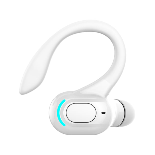 Noise Cancelling Sports Wireless Business Headphones Headset Waterproof Hanging Single Ear Earbuds Bluetooth 5.2 Earphone 0 DailyAlertDeals White China 