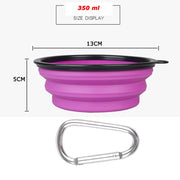 1000ml Large Collapsible Dog Pet Folding Silicone Bowl Outdoor Travel Portable Puppy Food Container Feeder Dish Bowl Pet Bowls, Feeders & Waterers DailyAlertDeals   