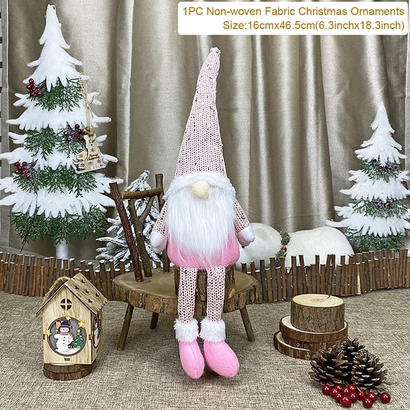 Christmas Doll Ornaments Merry Christmas Decorations For Home Table Decor Xmas Gift 2022 Navidad Happy New Year Decor 2023 Noel Christmas elf doll DailyAlertDeals Xmas doll 11 China 