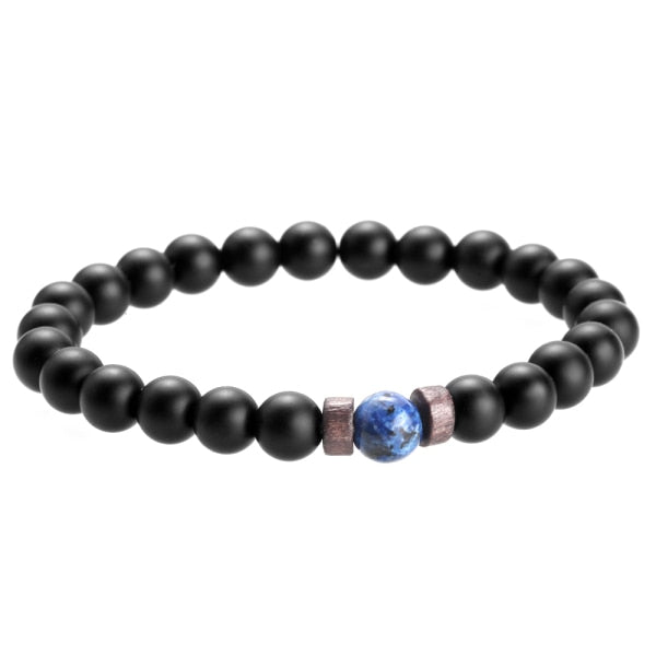 Men Bracelet Natural Moonstone Bead Tibetan Buddha Bracelet chakra Lava Stone Diffuser Bracelets Men Jewelry gift Drop Shipping 0 DailyAlertDeals K  