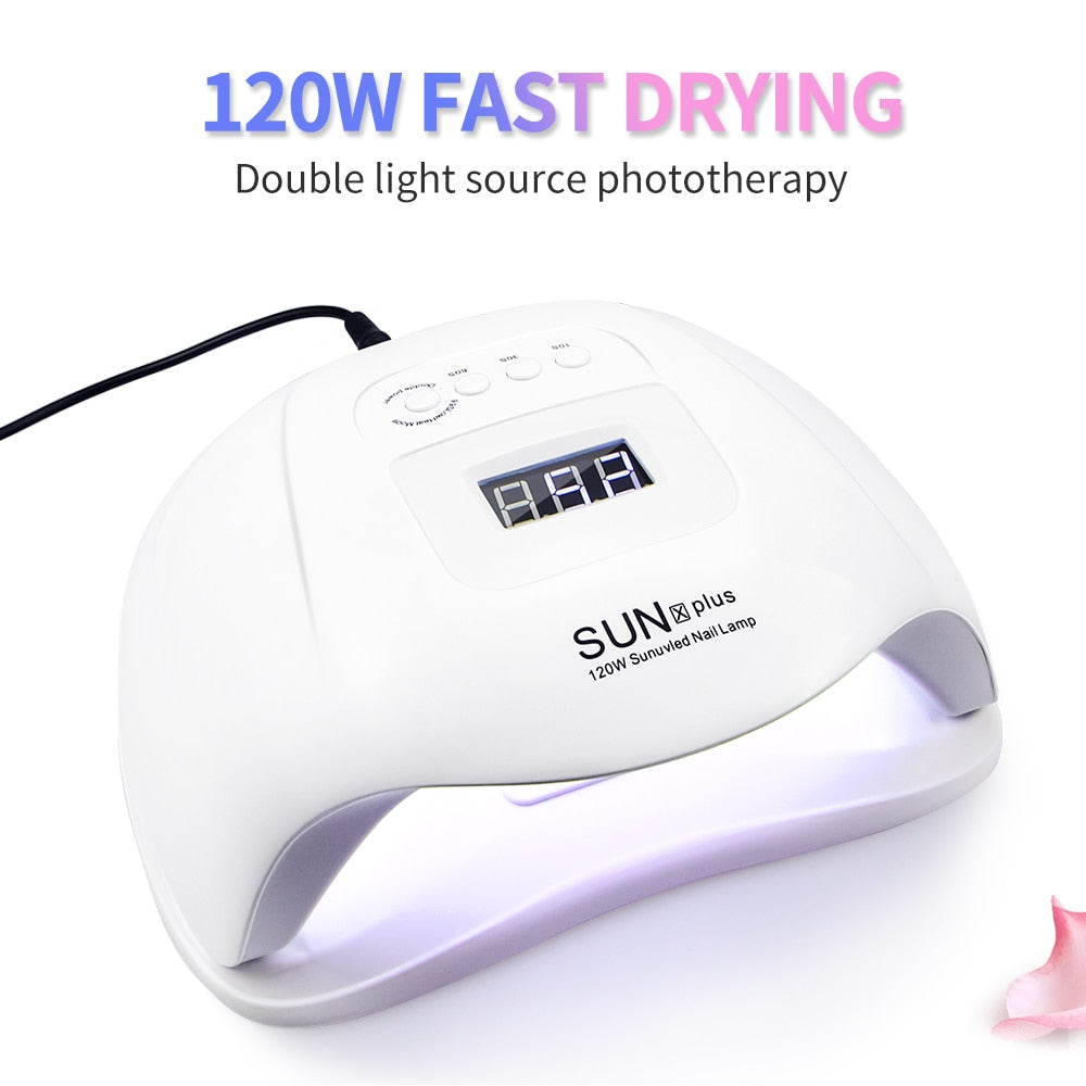 Gel Nail Polish Set 20000-35000RPM Nail Drill Machine Kit With UV LED Lamp Manicure Tools Kit Nail Art Set UV Builder Nail Gel Electric Manicure Drill & Accessory DailyAlertDeals   