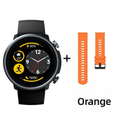 Mibro A1 Smartwatch Global Version Blood Oxygen Heart Rate Monitor 5ATM Waterproof Fashion Bluetooth Sport Men Women Smart Watch smart watch DailyAlertDeals Add Orange Strap  