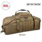 40L 60L 80L Men Army Sport Gym Bag Military Tactical Waterproof Backpack Molle Camping Backpacks Sports Travel Bags 0 DailyAlertDeals 60L Brown China 